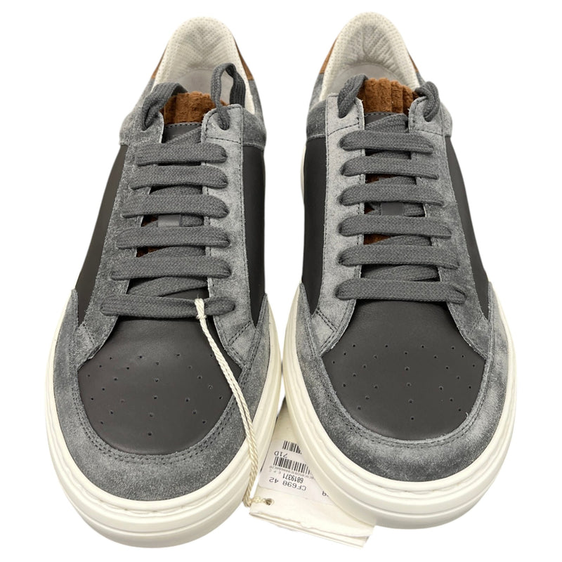 Men's Suede Low Trainers Grey Size UK 8 / EU 42