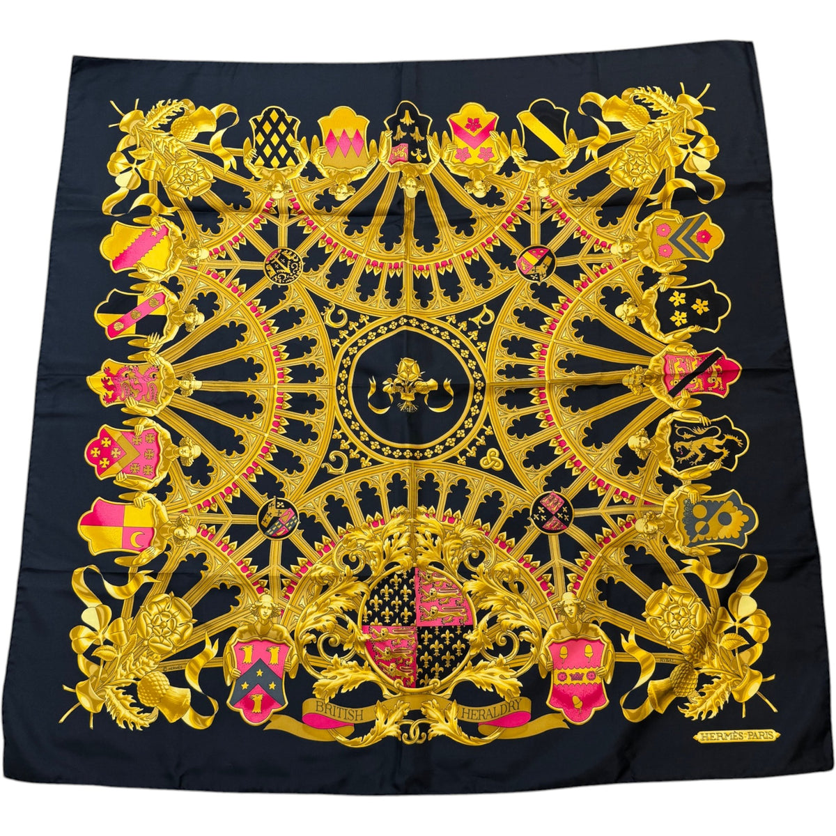 Women's Heraldry Scarf Navy - Photo 3