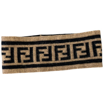 Men's Ff Monogram Head Band Brown