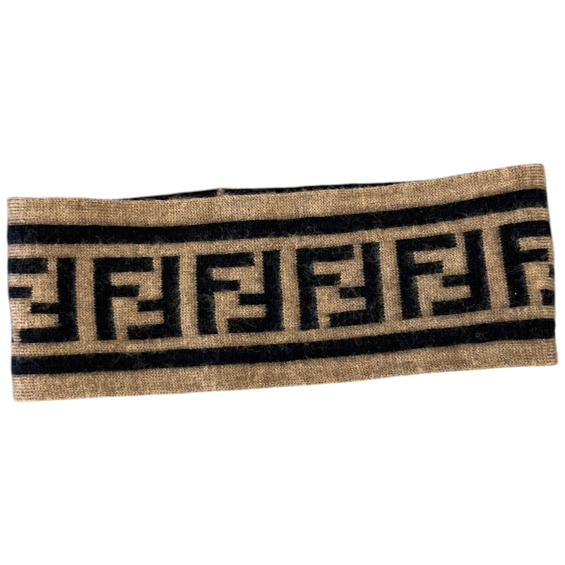 Men's Ff Monogram Head Band Brown