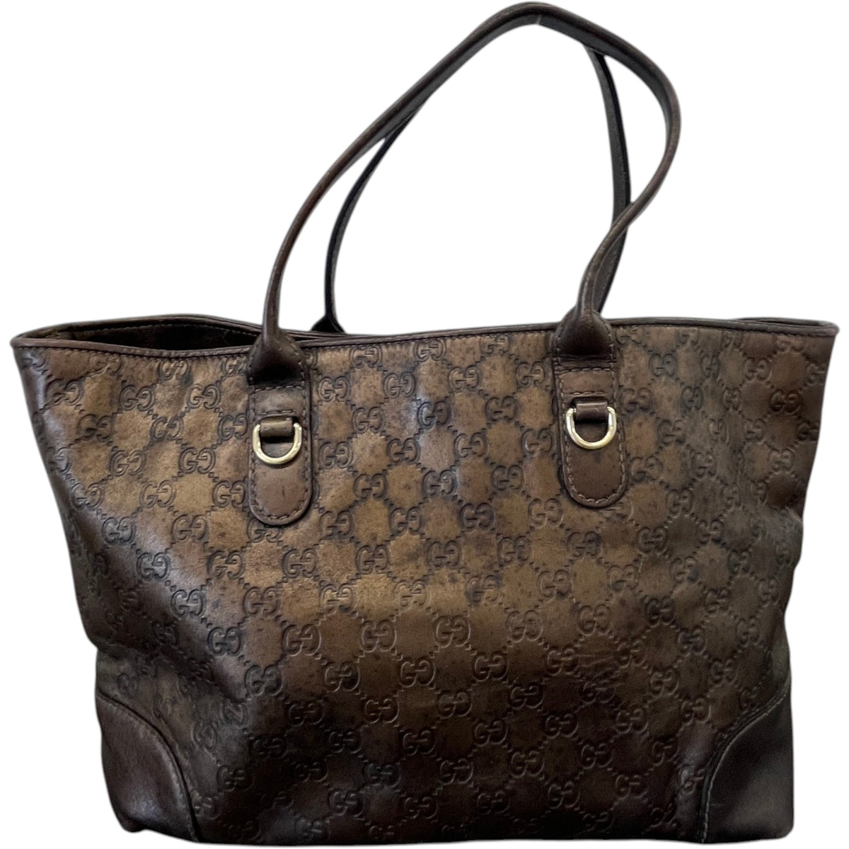 Women's GG Supreme Handbag Brown - Photo 3