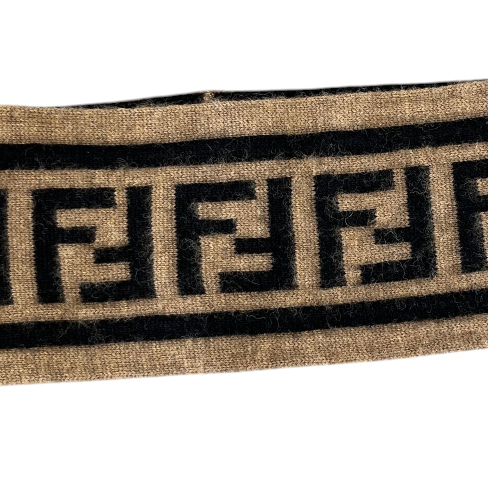 Men's Ff Monogram Head Band Brown - Photo 3