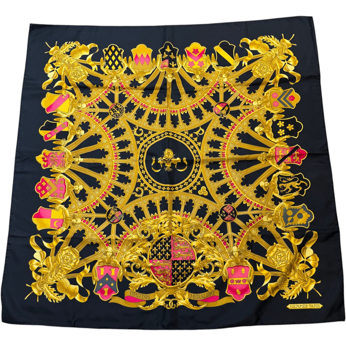 Women's Heraldry Scarf Navy - Photo 8