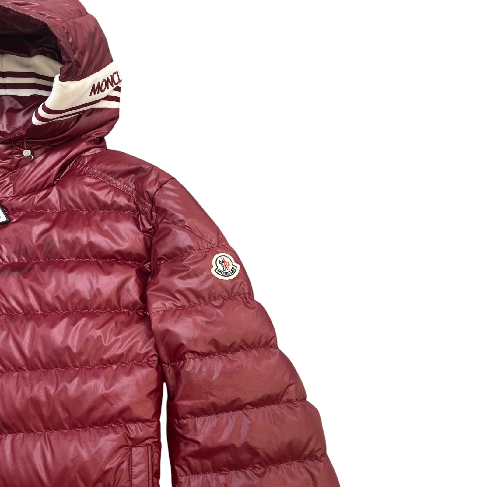 Men's Cornour Down Jacket Burgundy Size L - Photo 6