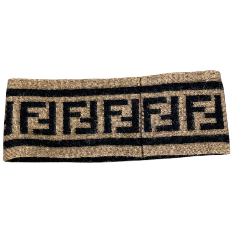 Men's Ff Monogram Head Band Brown