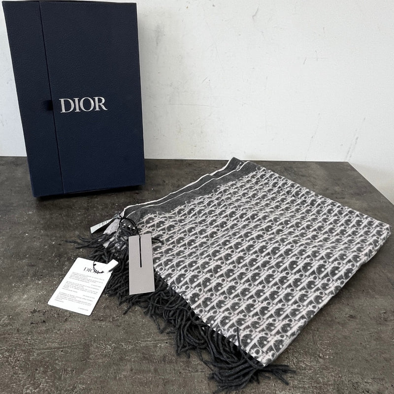 Women's Oblique Scarf Grey