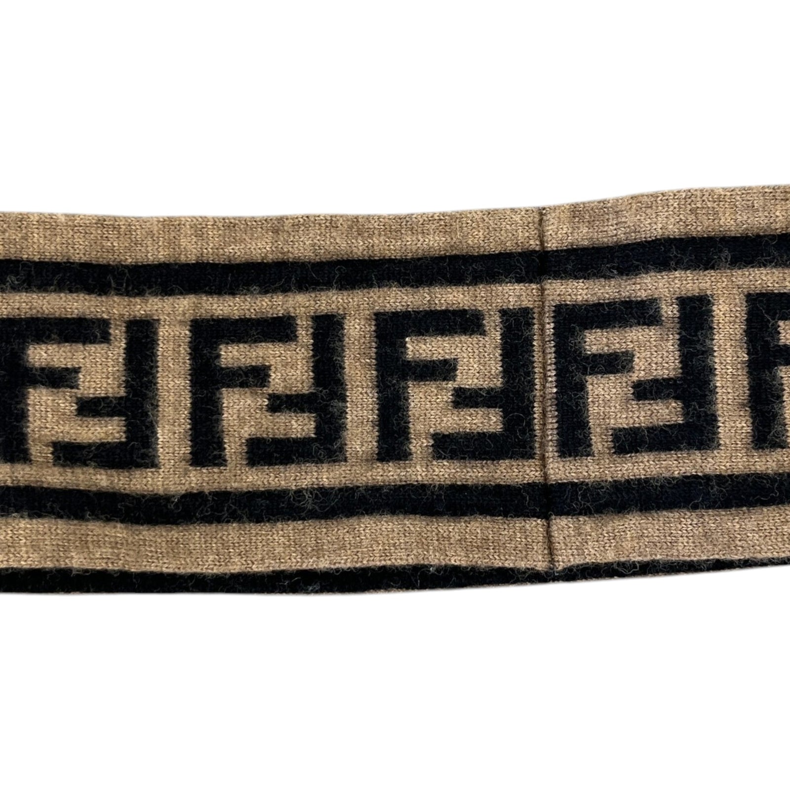 Men's Ff Monogram Head Band Brown - Photo 4