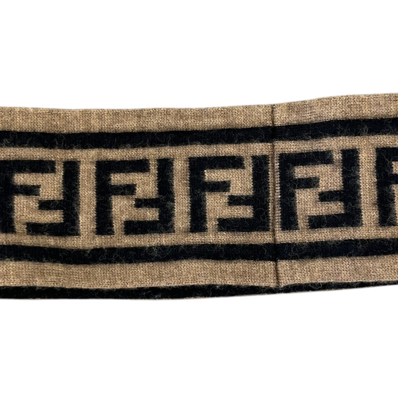 Men's Ff Monogram Head Band Brown