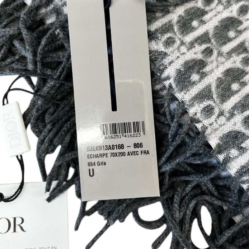 Women's Oblique Scarf Grey