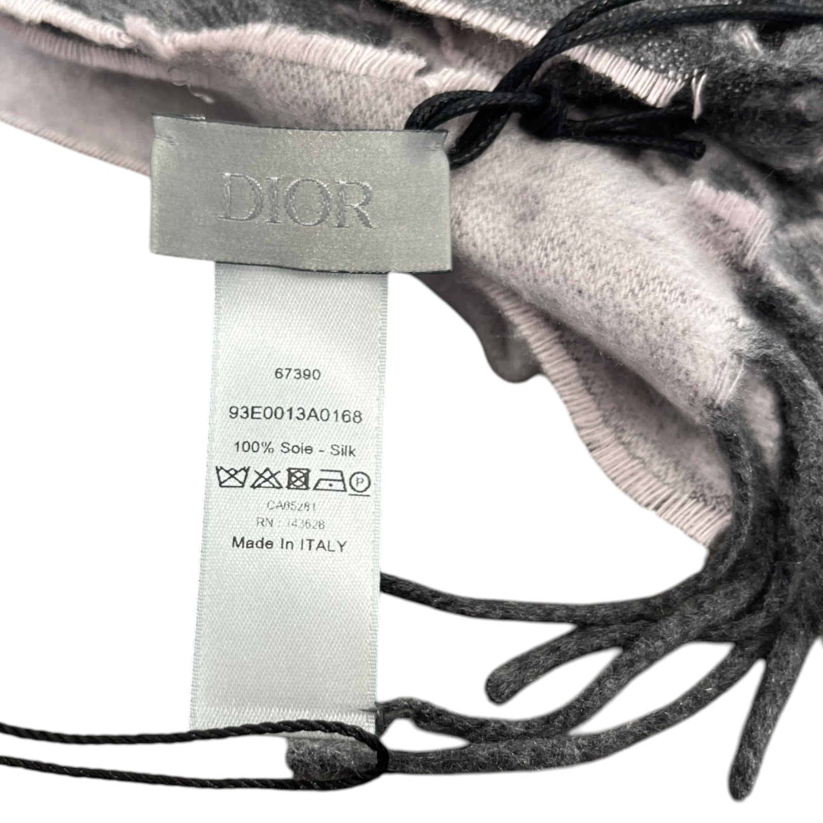 Women's Oblique Scarf Grey - Photo 8