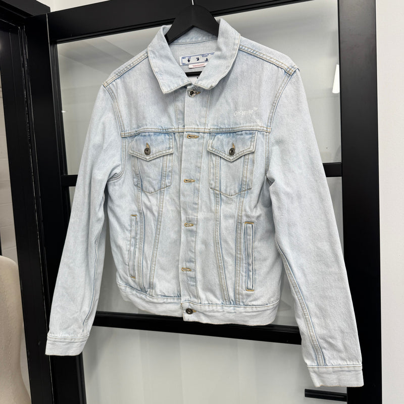 Women's Diag Tab Slim Jacket Blue Size M / UK 10