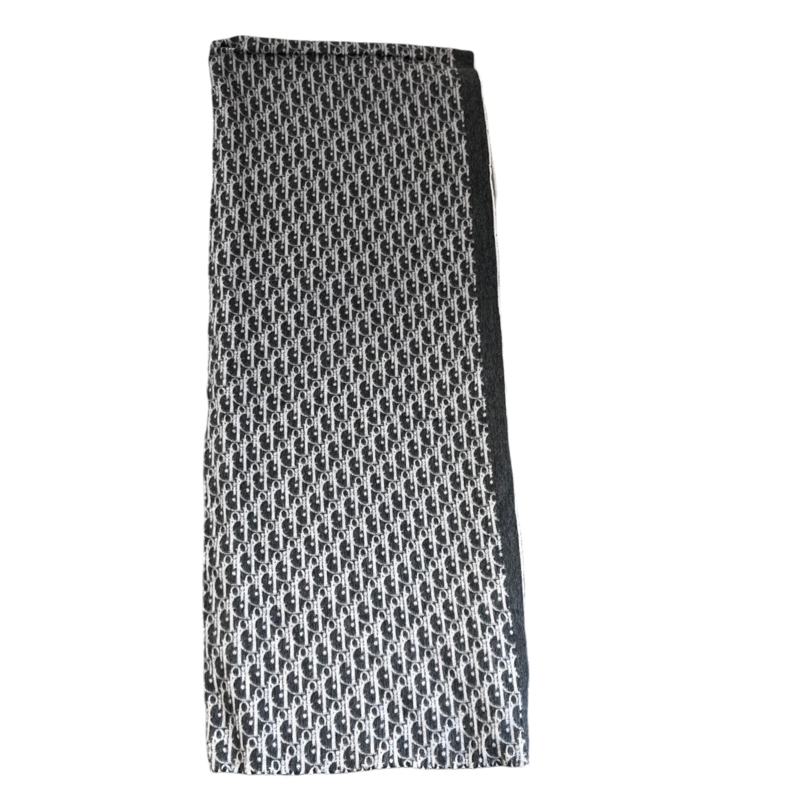 Women's Oblique Scarf Grey - Photo 3