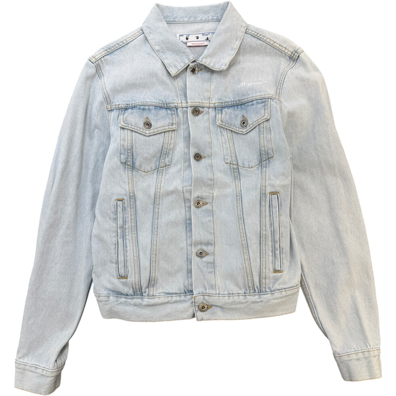 Women's Diag Tab Slim Jacket Blue Size M / UK 10