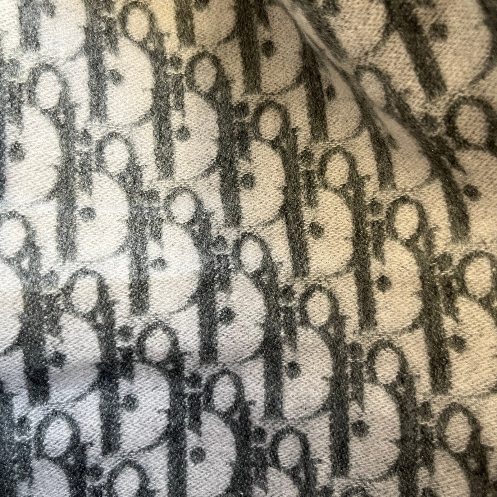 Women's Oblique Scarf Grey - Photo 5