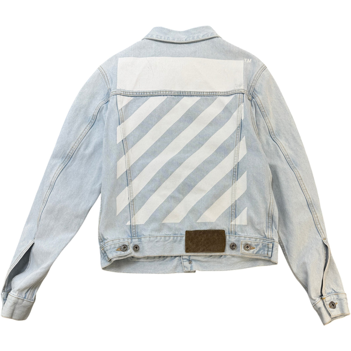 Women's Diag Tab Slim Jacket Blue Size M / UK 10 - Photo 2