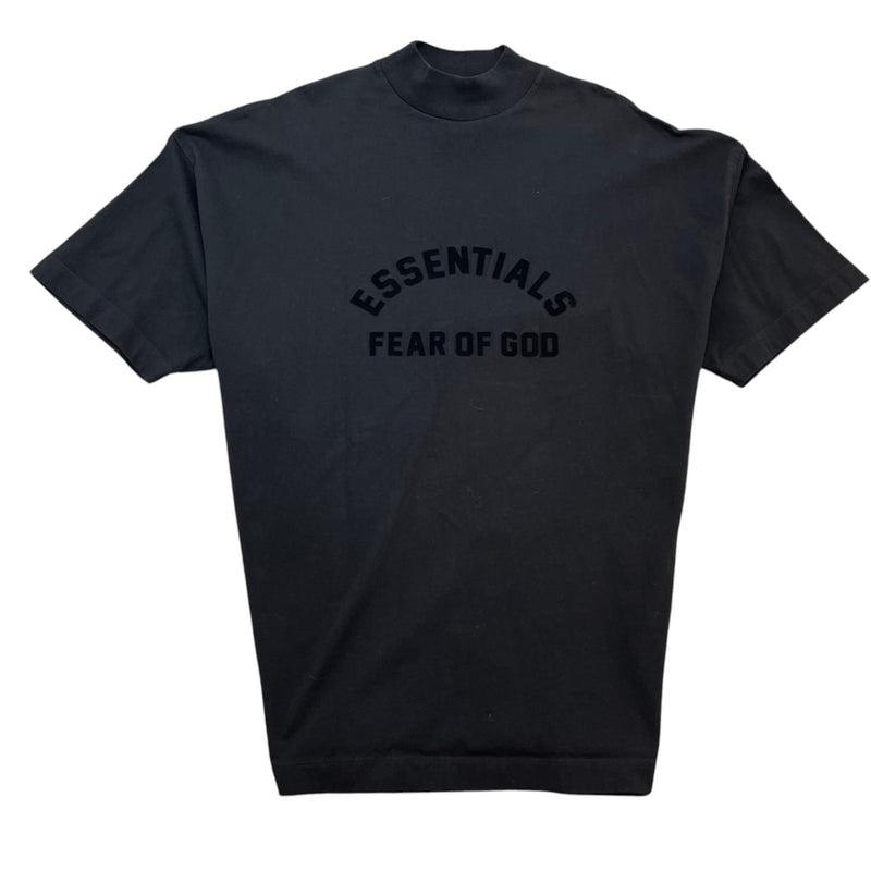 Men's Logo Print T-Shirt Black Size M
