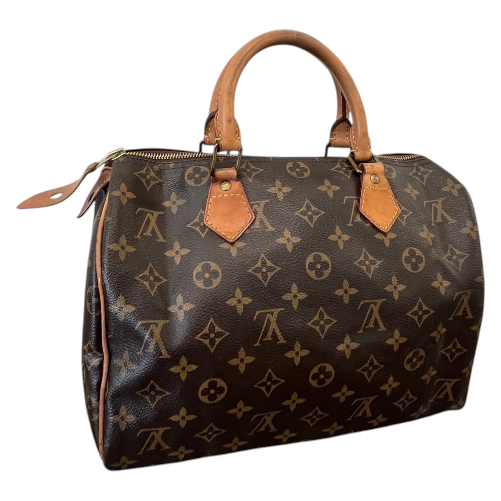 Women's Monogram Speedy 30 Handbag Brown - Photo 9