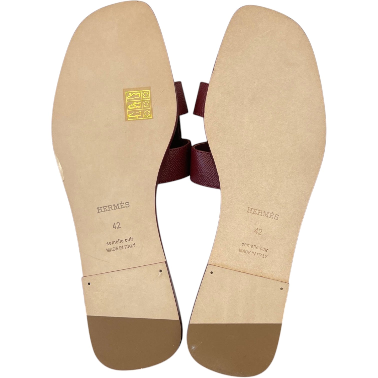 Women's Oran Sandals Burgundy Size EU 41 / UK 8 - Photo 10