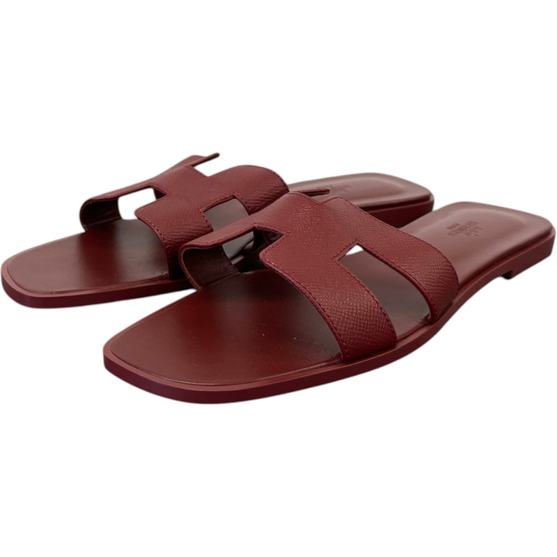 Women's Oran Sandals Burgundy Size EU 41 / UK 8
