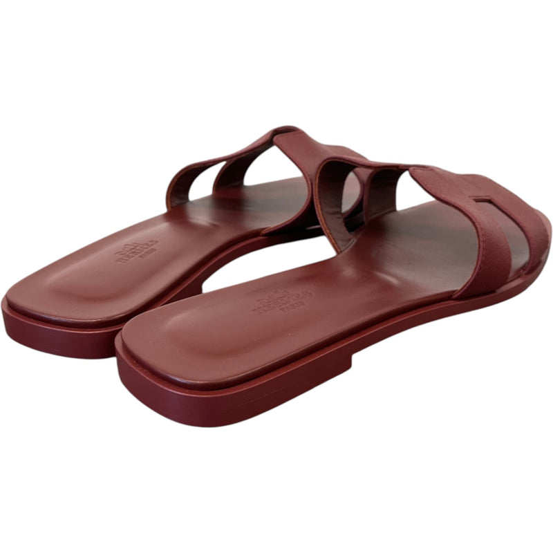 Women's Oran Sandals Burgundy Size EU 41 / UK 8