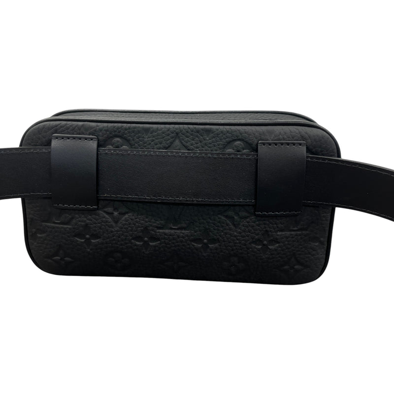 Men's Empreinte Leather Messenger Bag Black