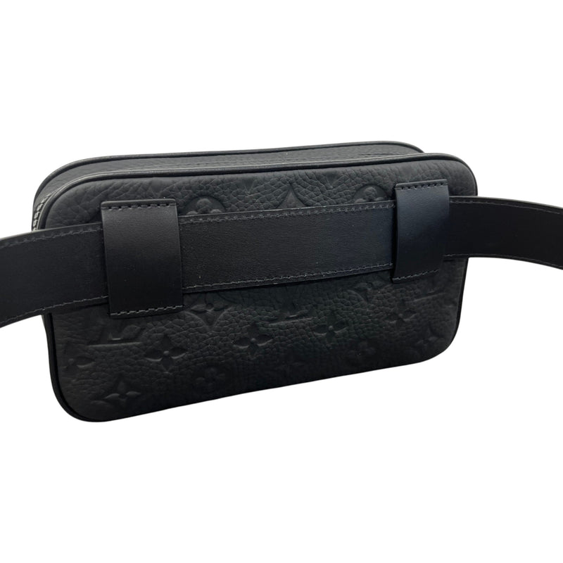 Men's Empreinte Leather Messenger Bag Black