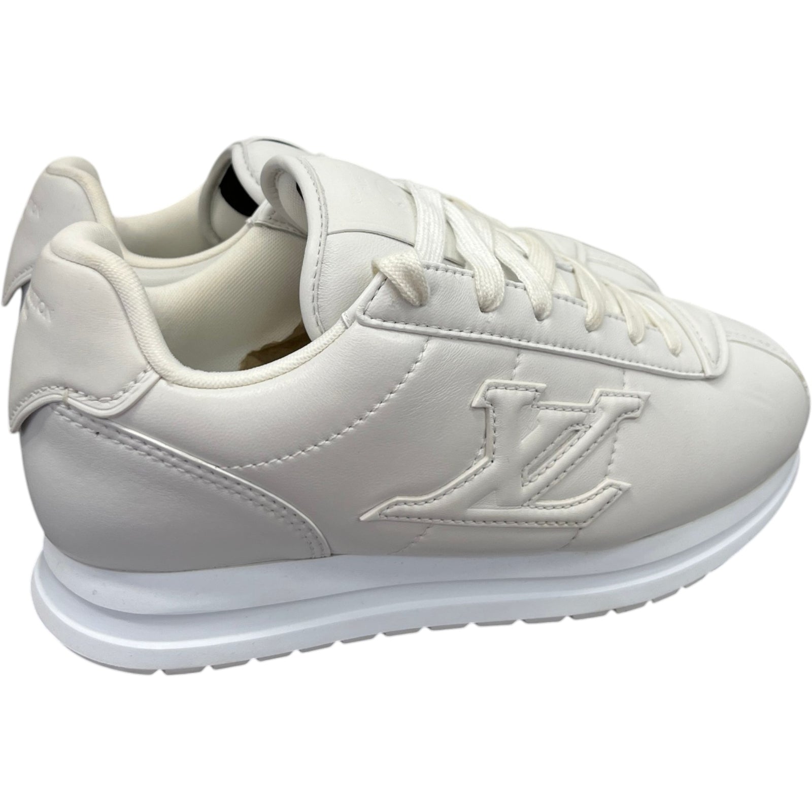 Men's Lv Buttersoft Low Trainers White Size EU 40.5 / UK 6.5 - Photo 8