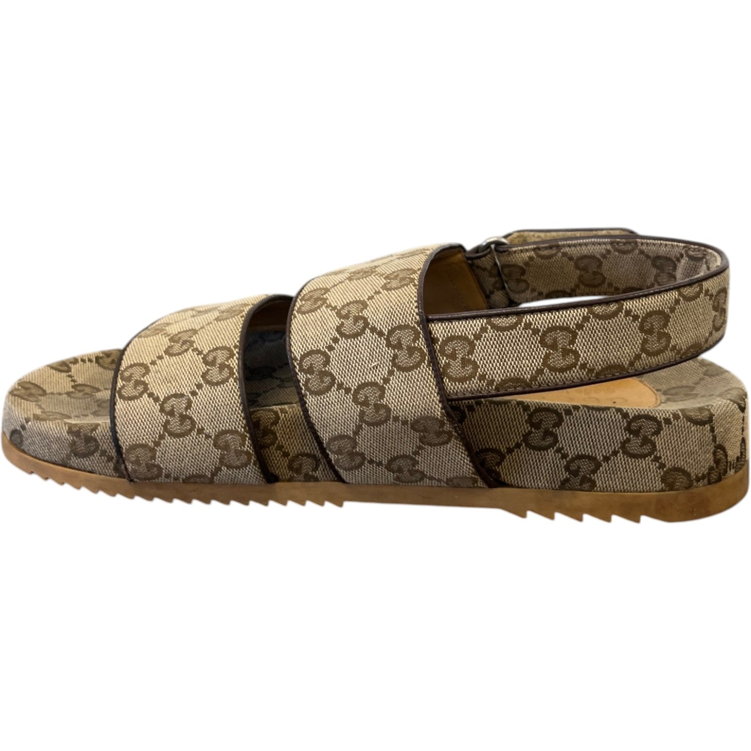 Men's Moritz Gg Supreme Canvas Sandals Beige Size EU 41 / UK 7 - Photo 3