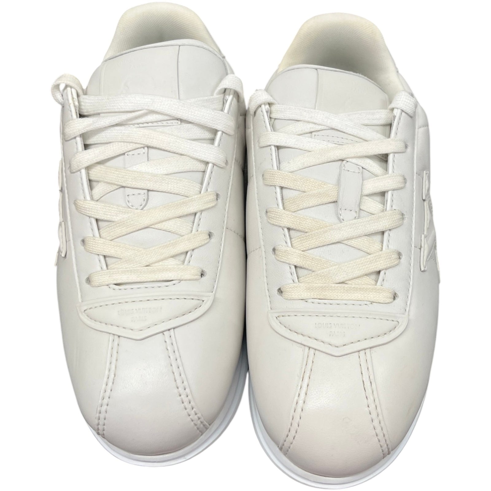 Men's Lv Buttersoft Low Trainers White Size EU 40.5 / UK 6.5 - Photo 6