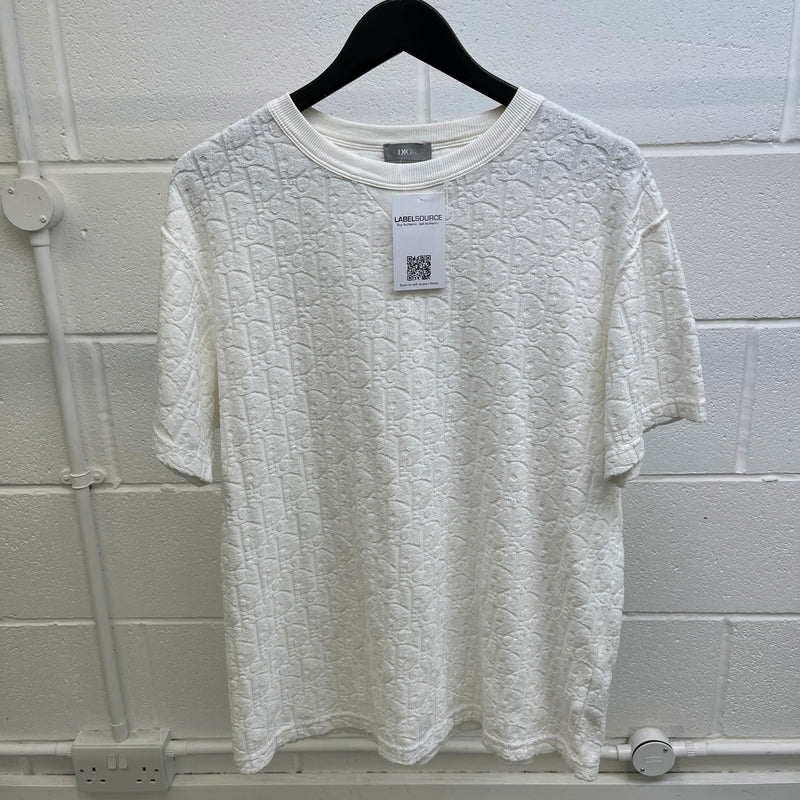 Men's Oblique T-Shirt White Size M