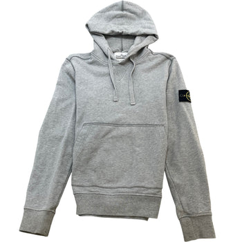 Men's Applique Logo Hoodie Grey Size S