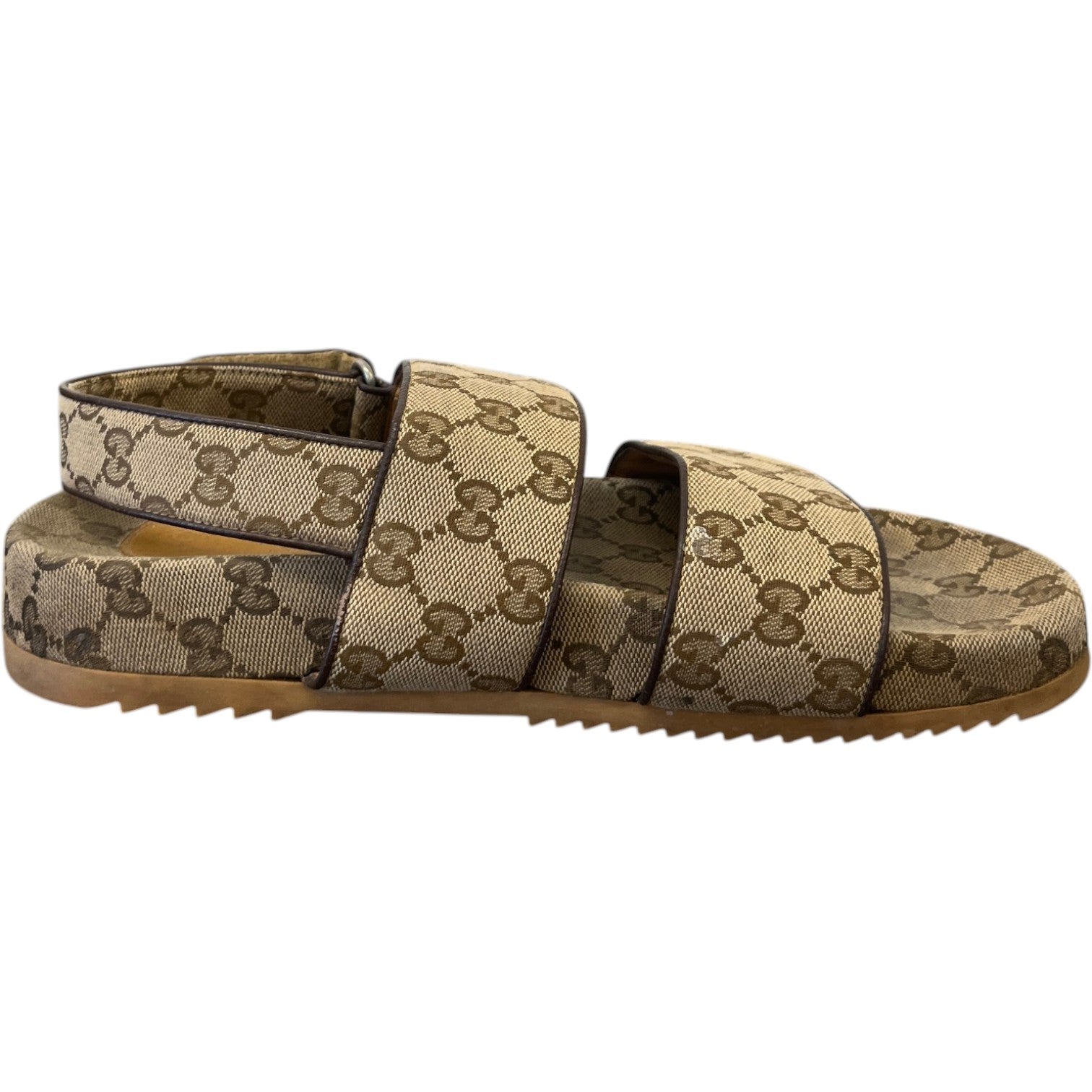 Men's Moritz Gg Supreme Canvas Sandals Beige Size EU 41 / UK 7 - Photo 4