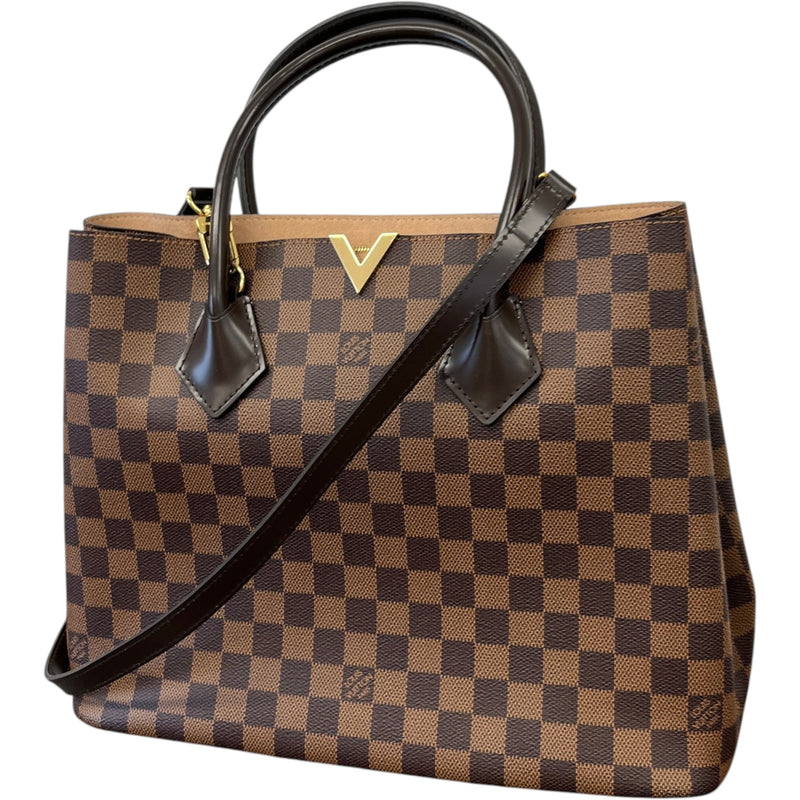 Women's Damier Ebene Kensington Handbag Brown
