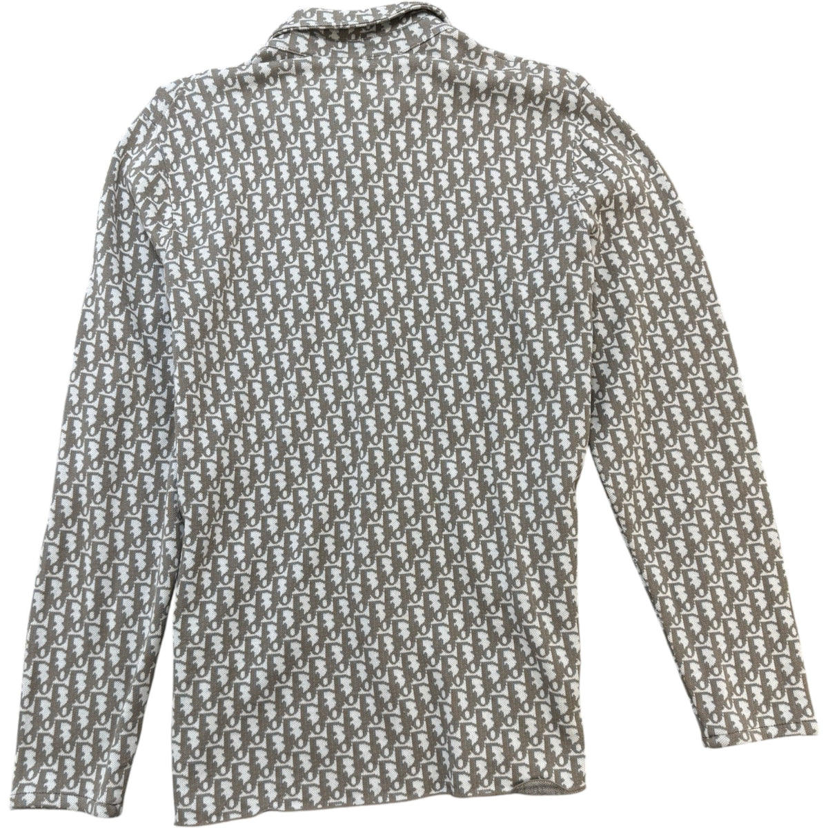 Men's Oblique Jacquard Shirt Brown Size M - Photo 2