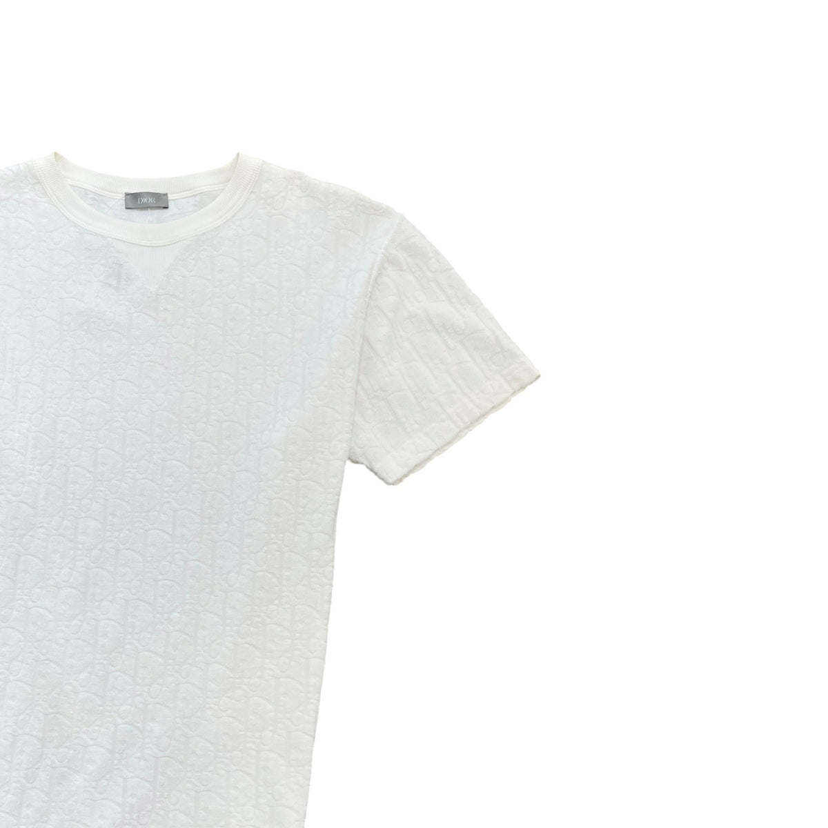 Men's Oblique T-Shirt White Size M - Photo 3