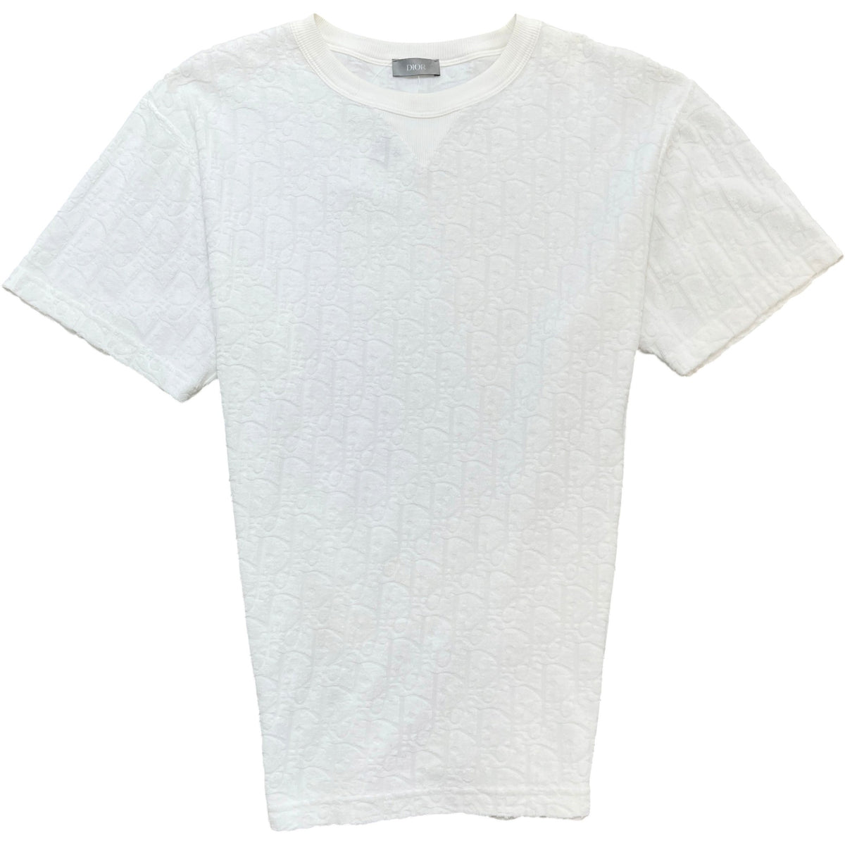 Men's Oblique T-Shirt White Size M - Photo 1