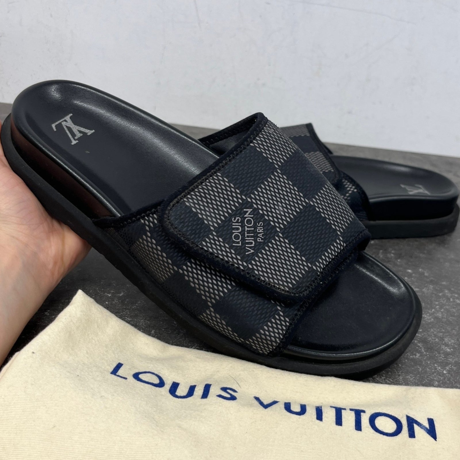 Men's Miami Slides Black Size EU 44 / UK 10 - Photo 11
