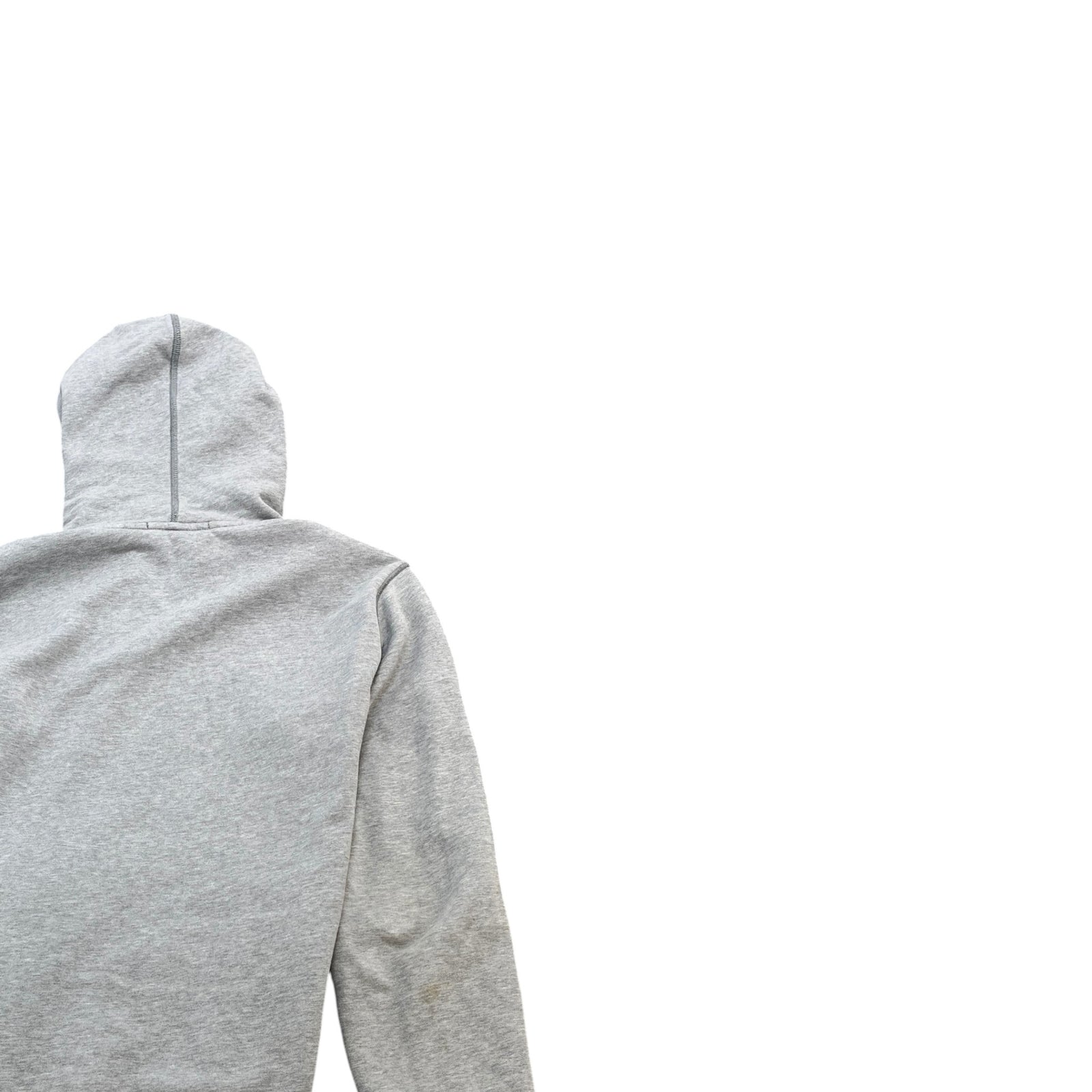 Men's Applique Logo Hoodie Grey Size S - Photo 4