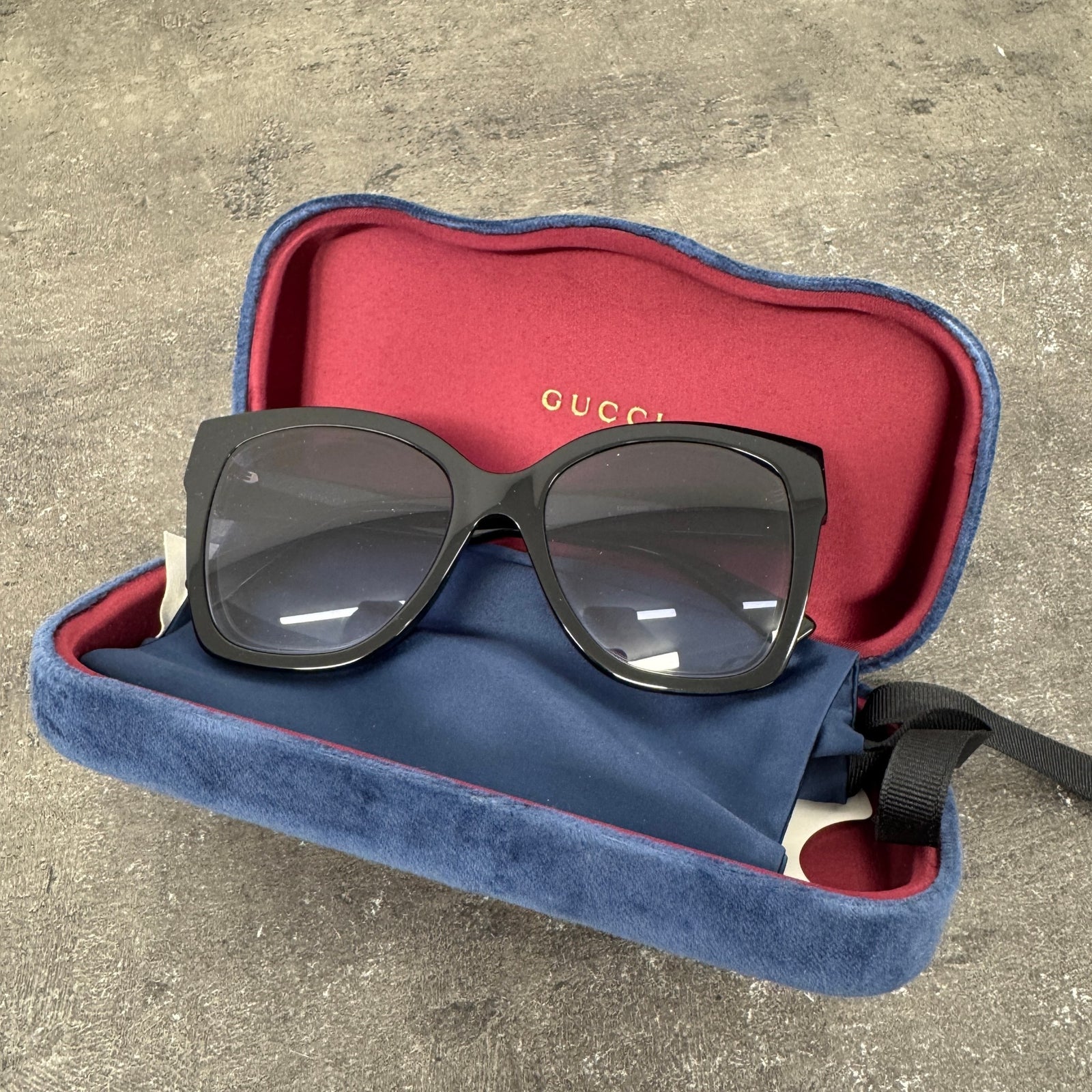 Women's Gg0459S Sunglasses Black - Photo 8