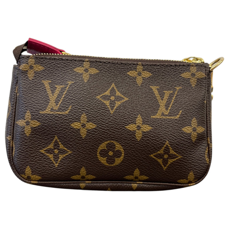 Women's Monogram Mini Pochette 2019 Christmas Handbag Brown