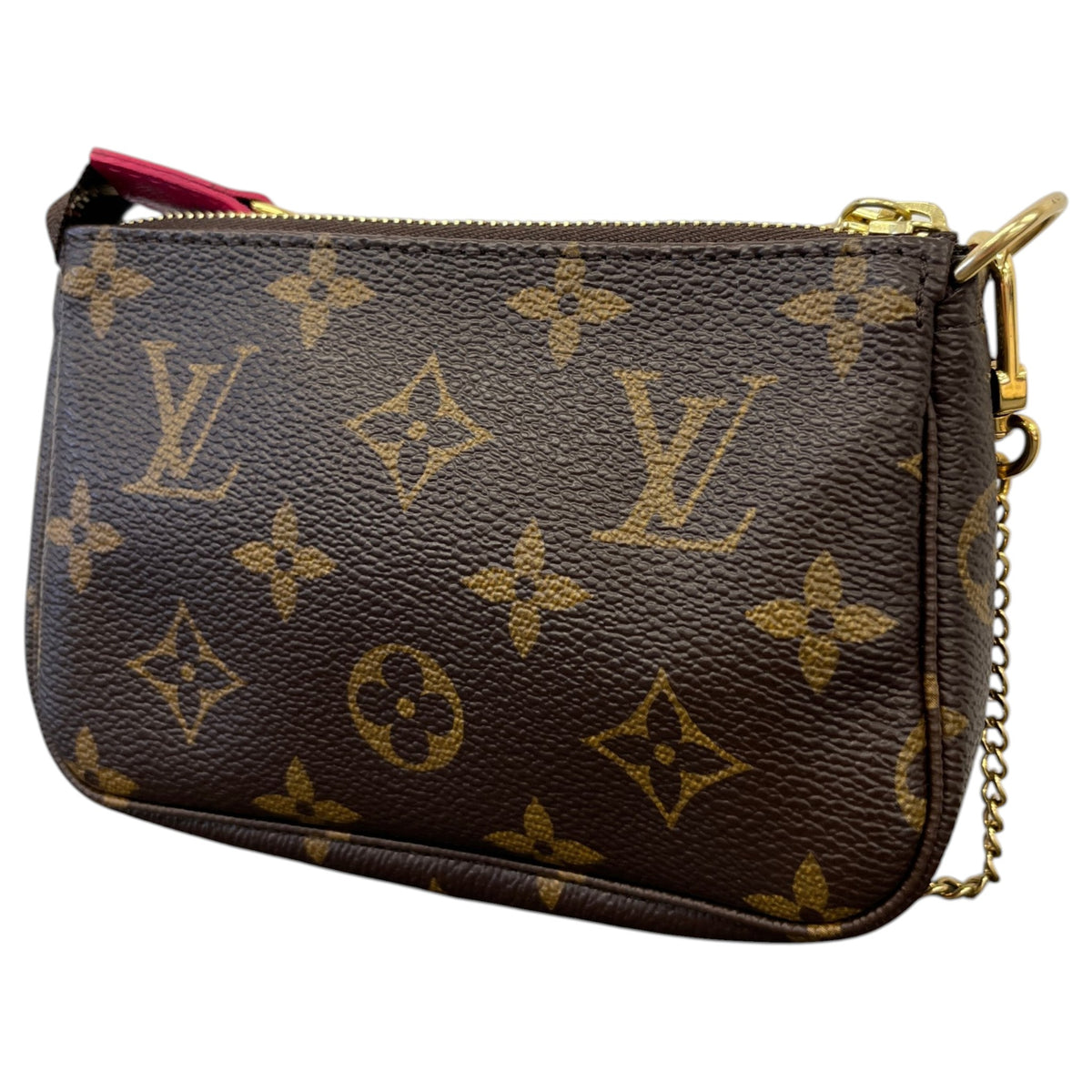 Women's Monogram Mini Pochette 2019 Christmas Handbag Brown - Photo 9