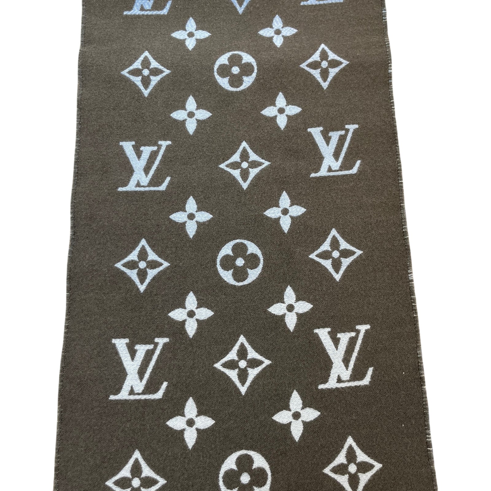 Women's All About Monogram Scarf Blue - Photo 6