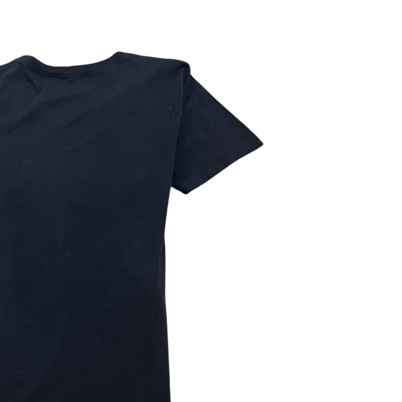 Men's Tiger Logo Print T-Shirt Black Size XS