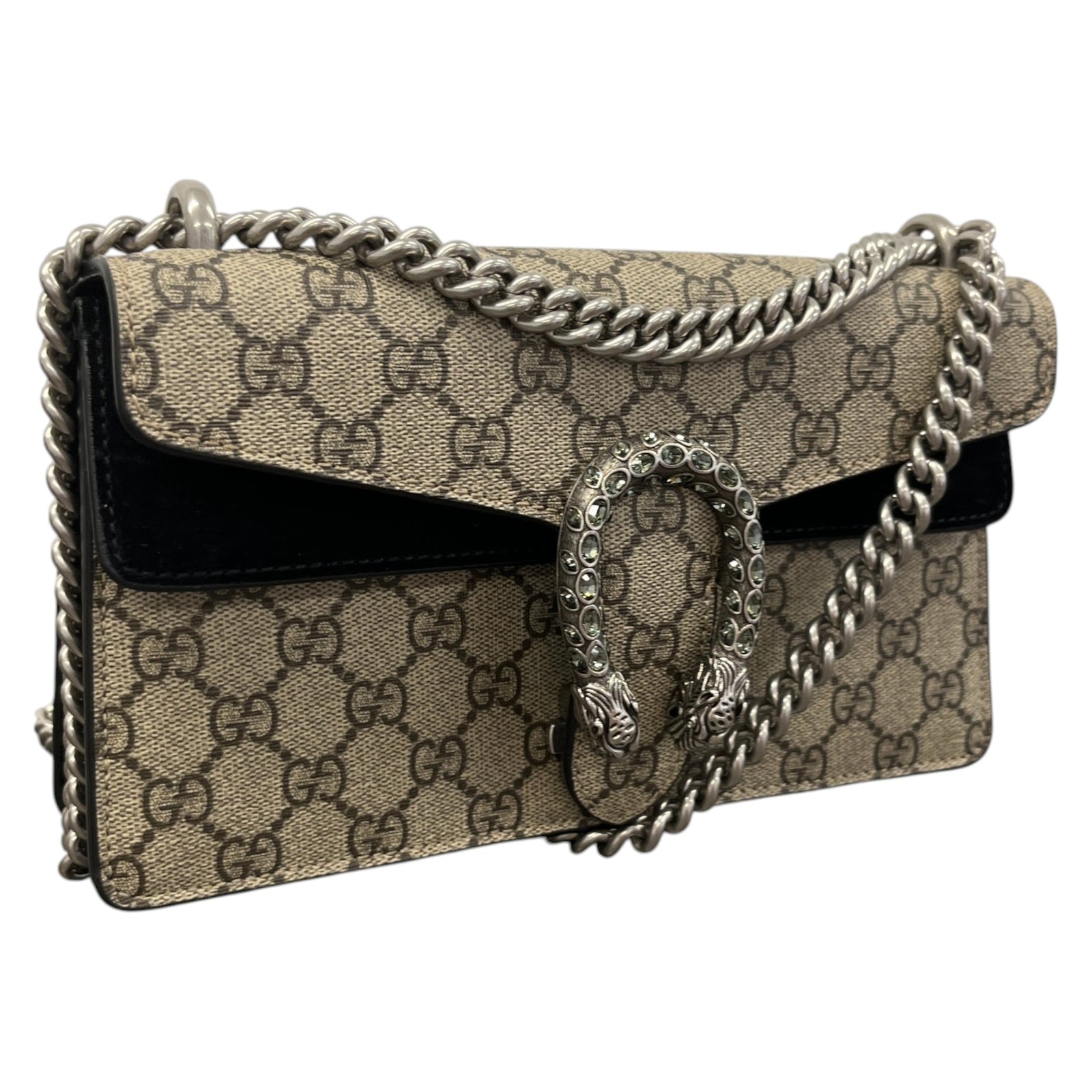 Women's Dionysus GG Supreme Handbag Beige - Photo 4