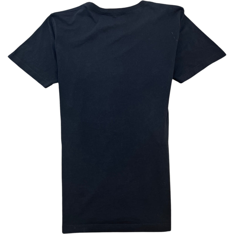 Men's Tiger Logo Print T-Shirt Black Size XS