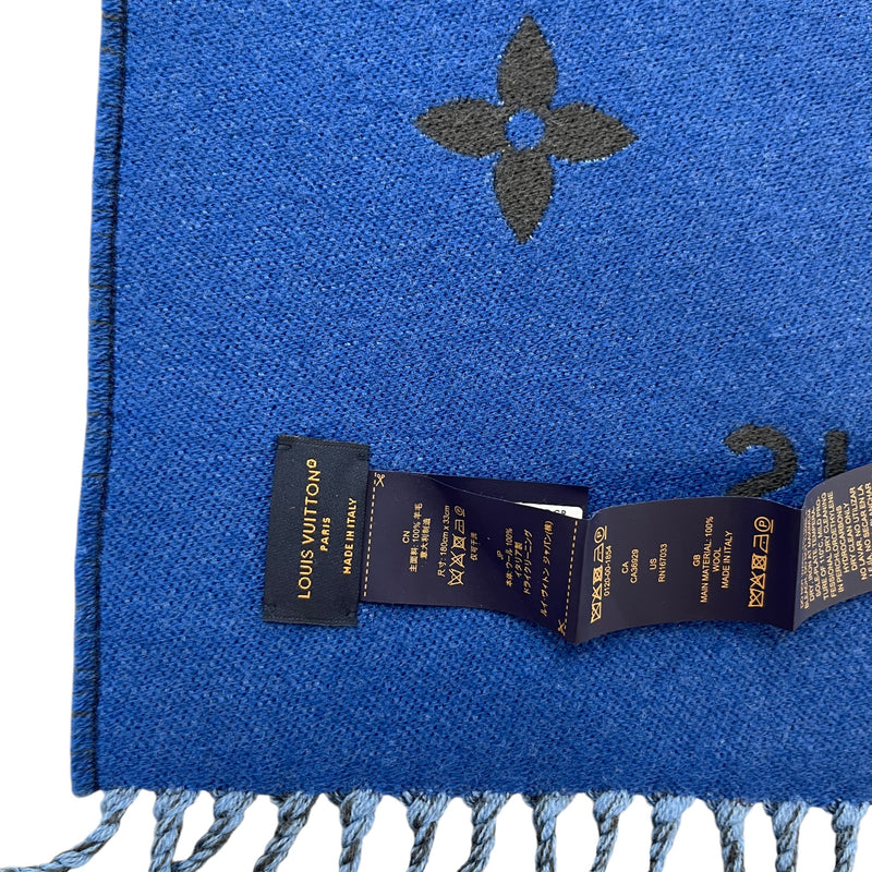 Women's All About Monogram Scarf Blue