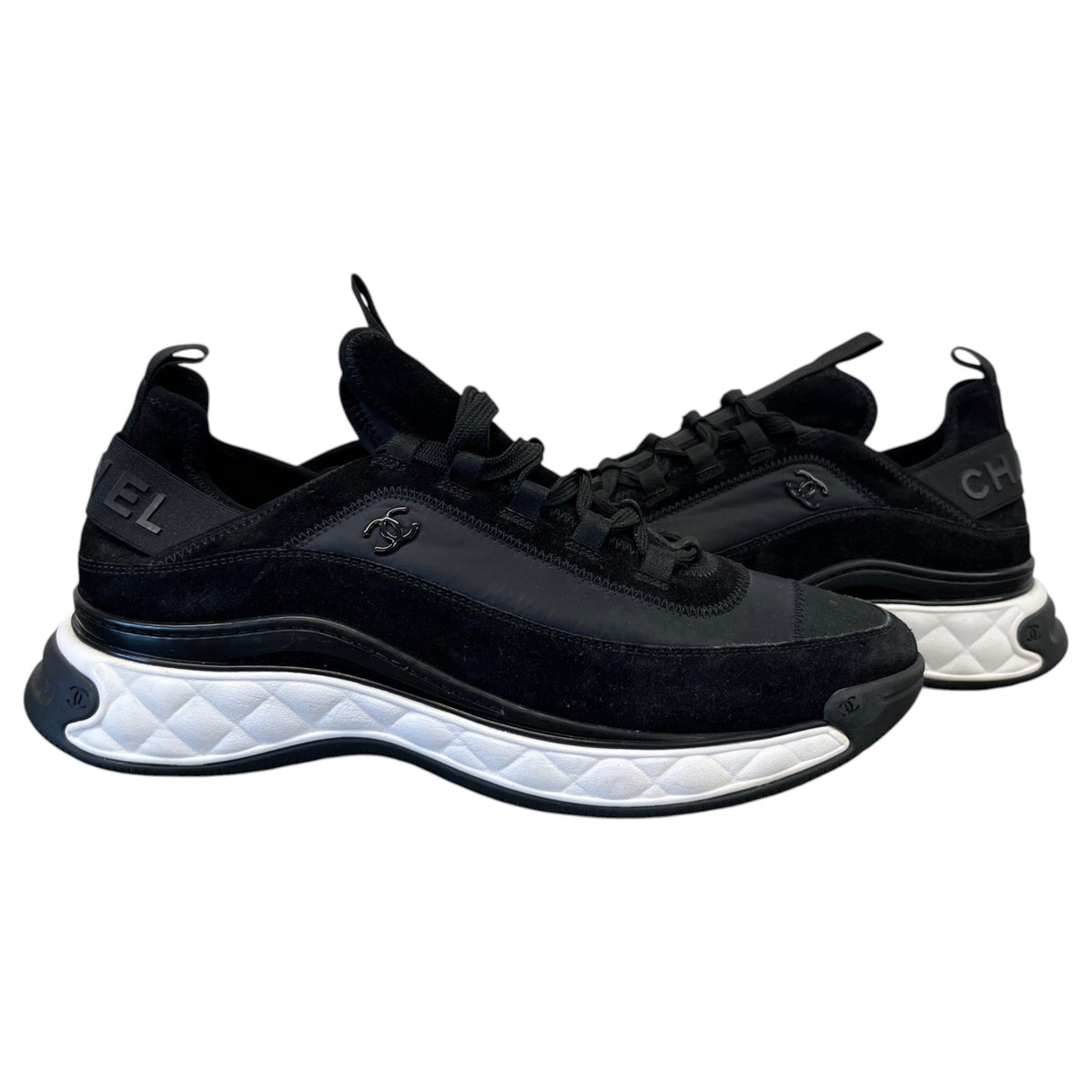 Men's CC Runner Low Trainers Black Size UK 11 / EU 45 - Photo 3