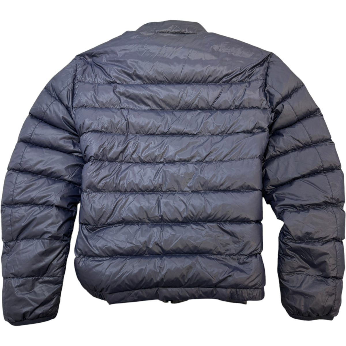 Men's Logo Print Down Jacket Navy Size XXL - Photo 2