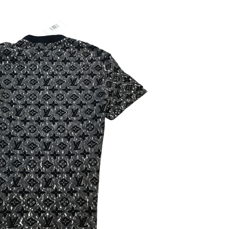 Men's Monogram Mesh T-Shirt Charcoal Size S
