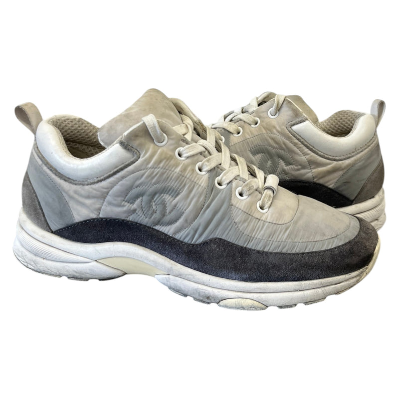 Women's CC Logo Low Trainers Grey Size UK 4 / EU 37